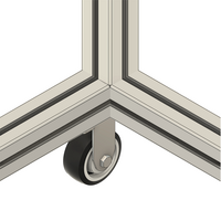 31-RPD3-0 MODULAR SOLUTIONS CASTER 3" RIGID TOP PLATE